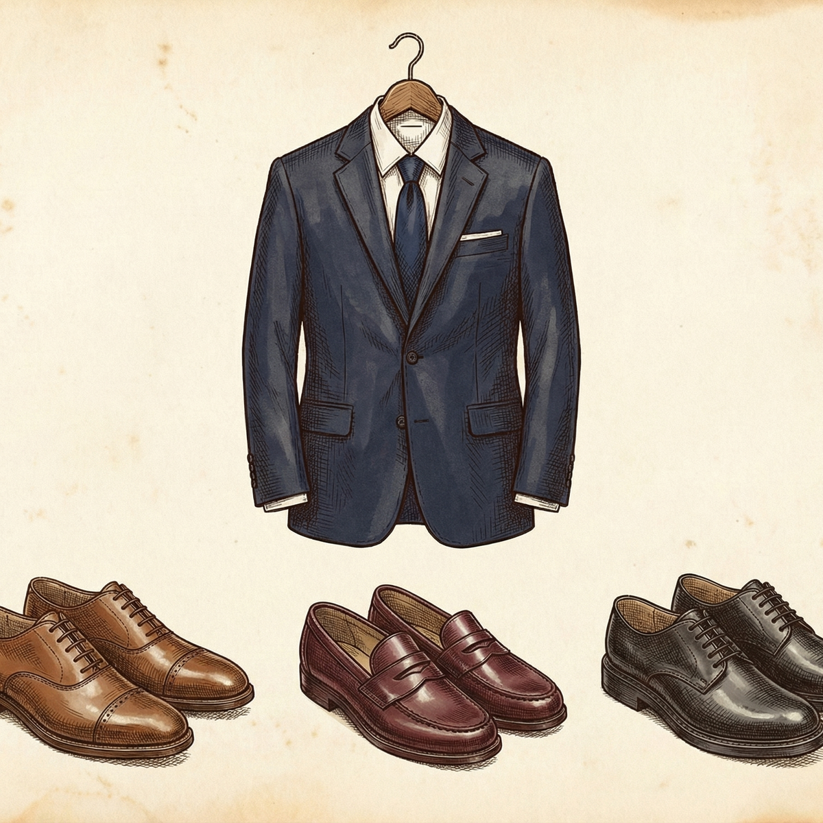 Navy Suit Shoes: Best Colours & Styles | John White Shoes