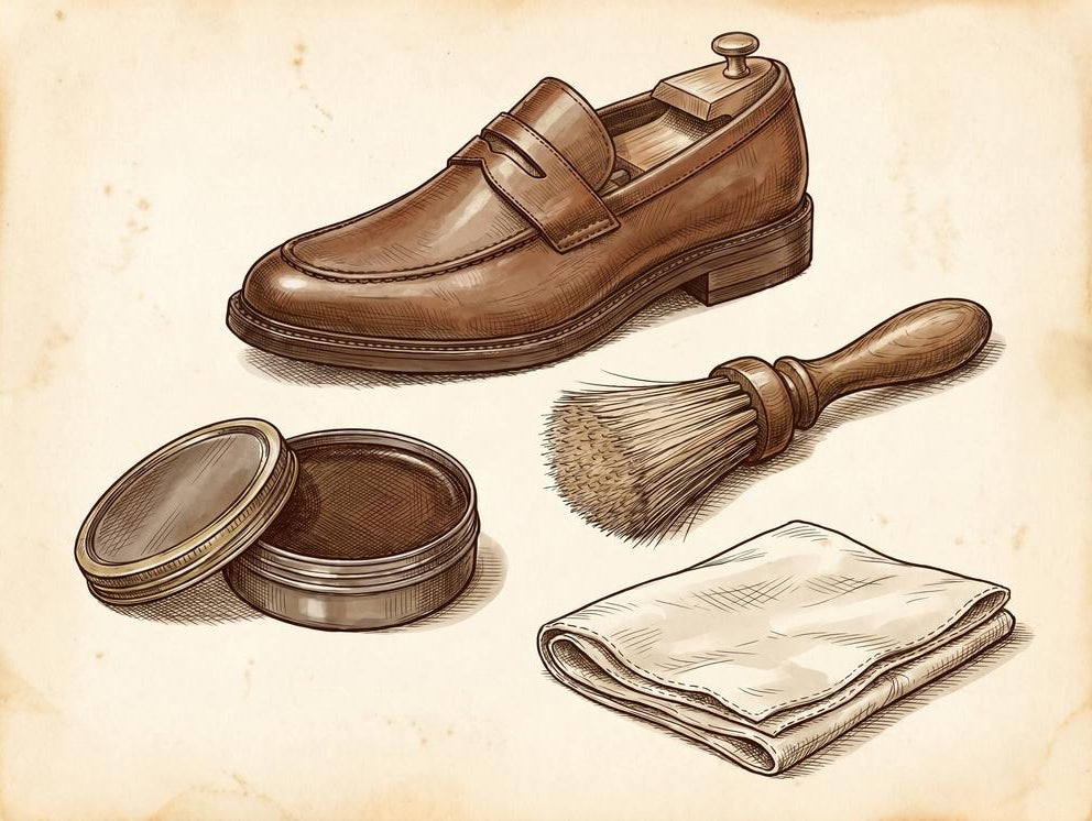 Illustration for Leather Shoe Crease Prevention: The Definitive Care Guide for a Lasting, Polished Appearance