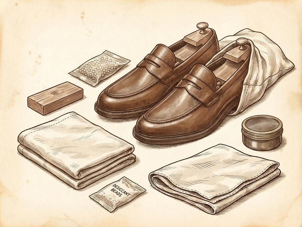 Storing Leather Shoes Long-Term: The Definitive Preparation and Preservation Guide