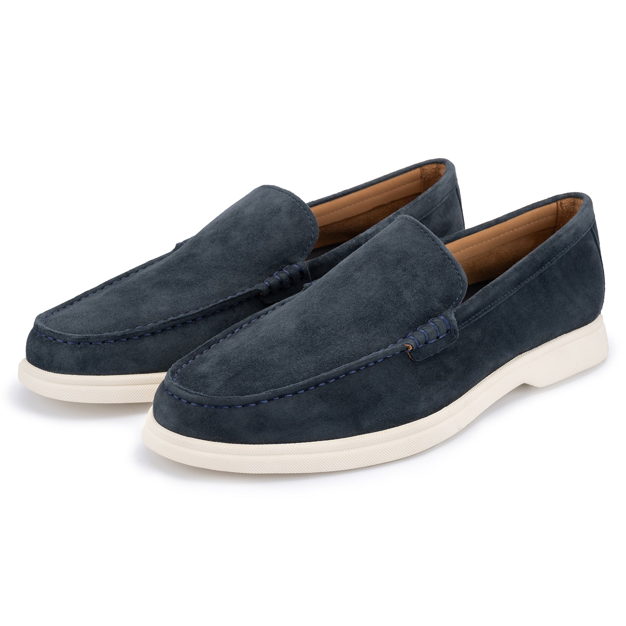 Ethan Plain Calf Suede Loafer