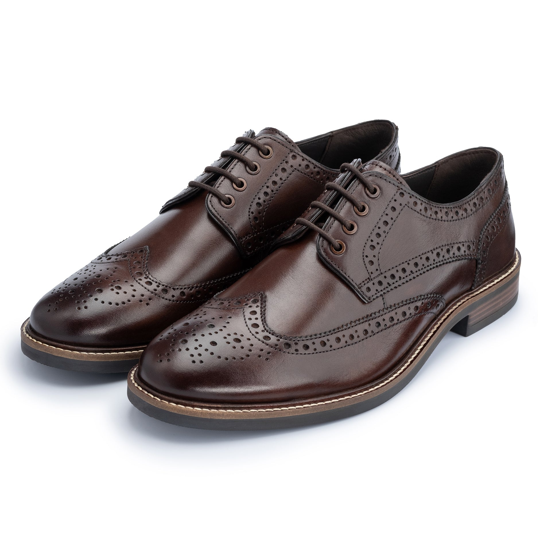 Stokes Brogue Derby Shoes