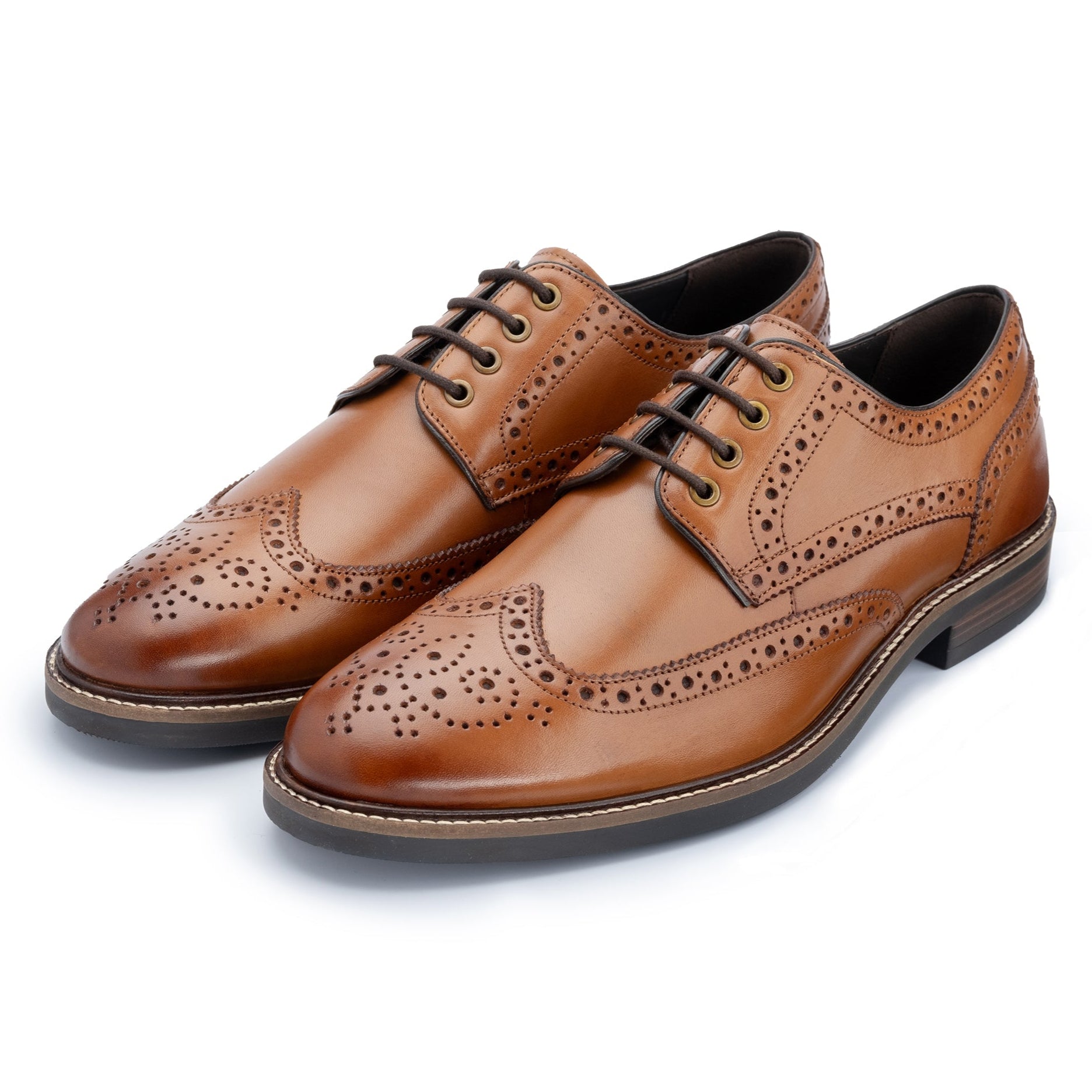 Stokes Brogue Derby Shoes