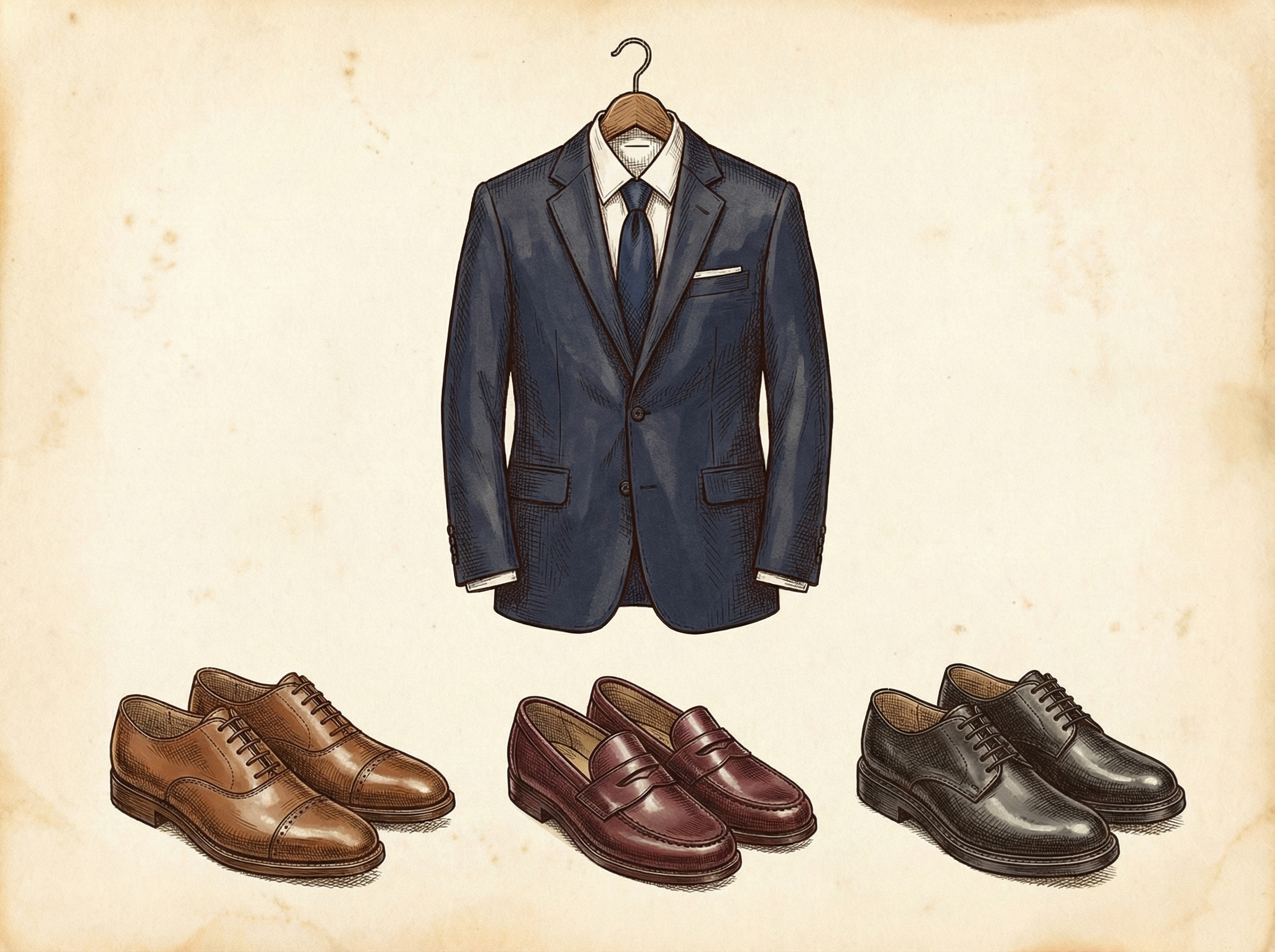 How to Wear a Navy Suit: The Best Shoe Colours and Styles