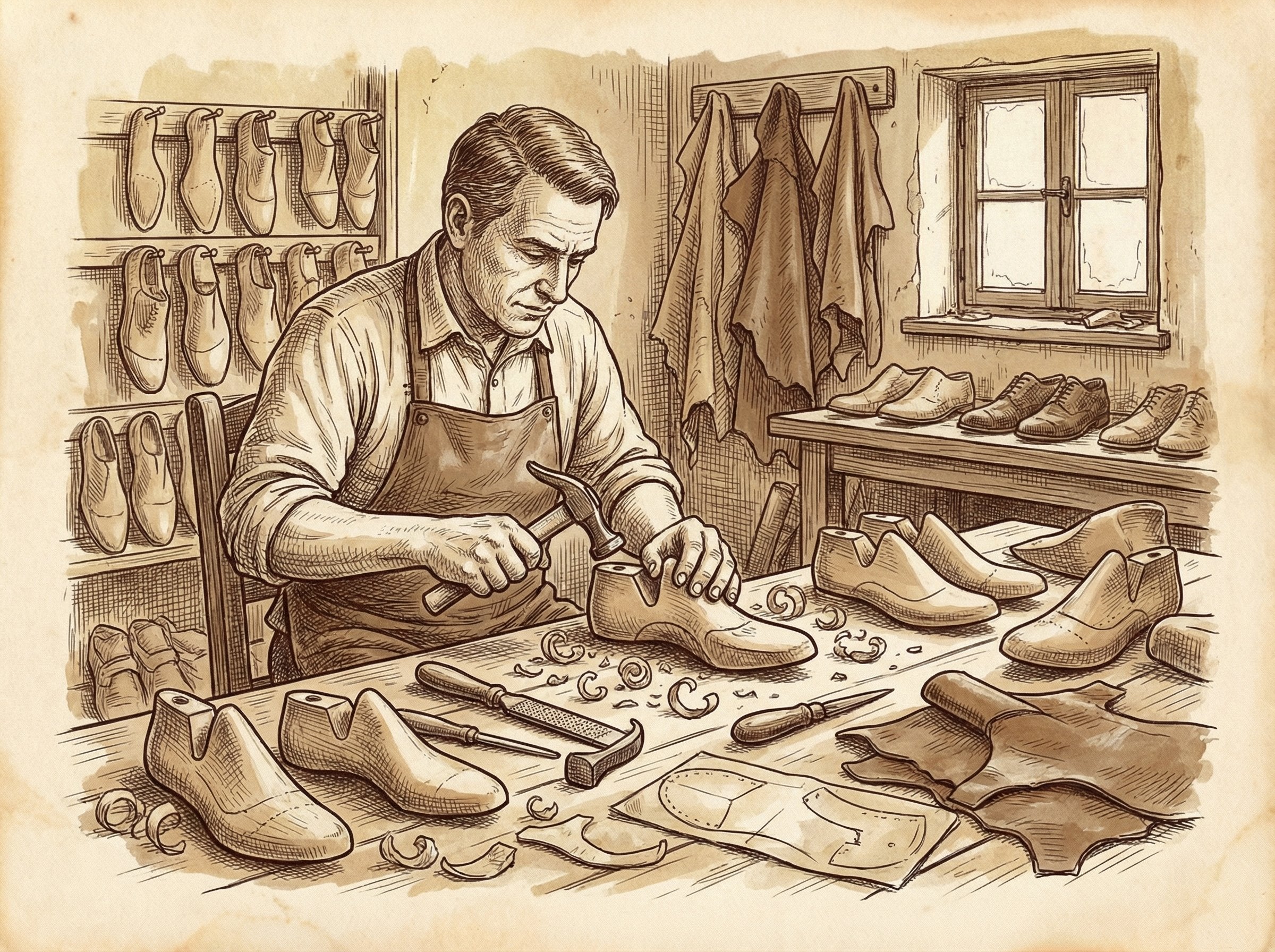 The Cobbler's Legacy: How British Shoe Lasts Are Still Made by Hand