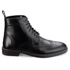 Aviemore Brogue Boot in Black, outer profile
