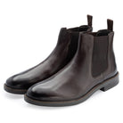 Bale Chelsea Boot in Brown, the pair shown from the front at three-quarter angle