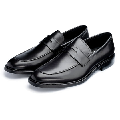 Banff Black Penny Loafer - Side View