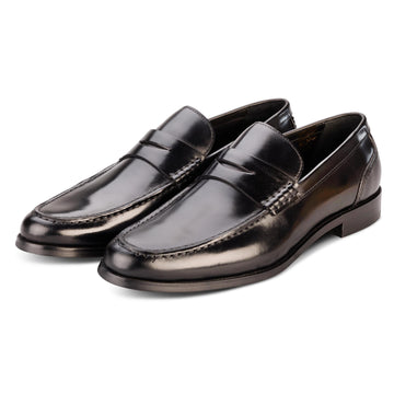 Downey Penny Loafer in Black