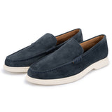 UK 6 / Navy Suede