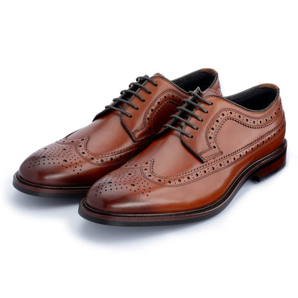 Hogarth Brogue Shoes in Reef - Side View