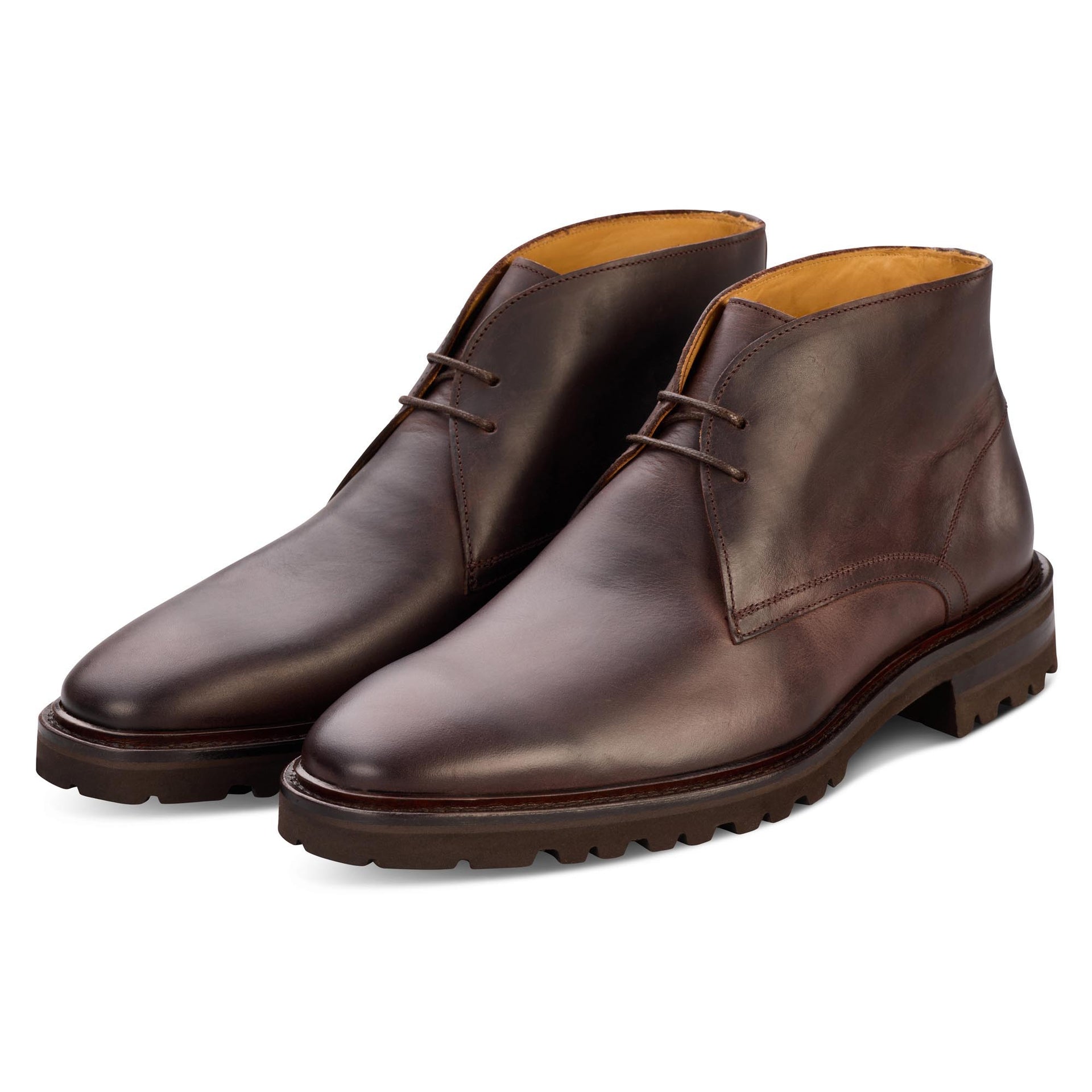 Osborne Brown Chukka Boots – John White - Main Image