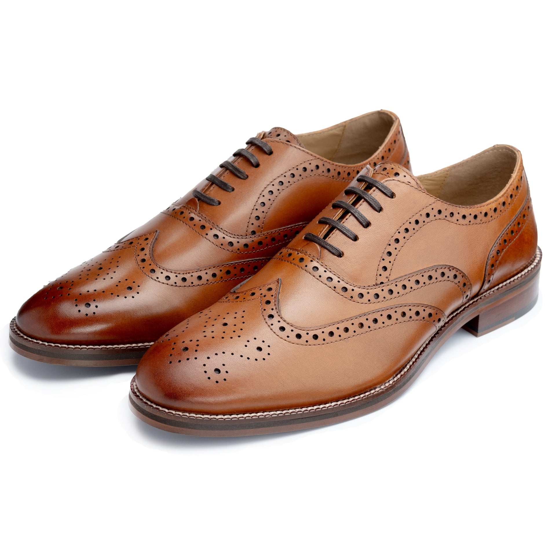 Rutland Brogue Oxford Shoes – John White - Main Image
