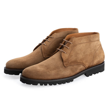 Swale Chukka Suede Boot in Cognac Suede