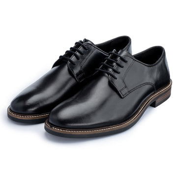 Tanner Derby Shoes in Black