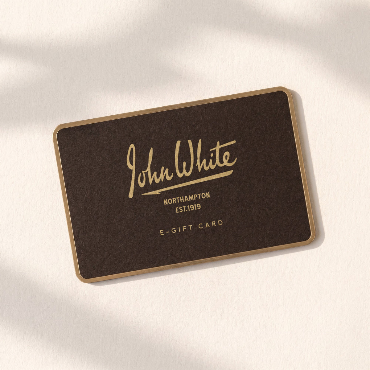 John White e-gift card, digital, sent by email