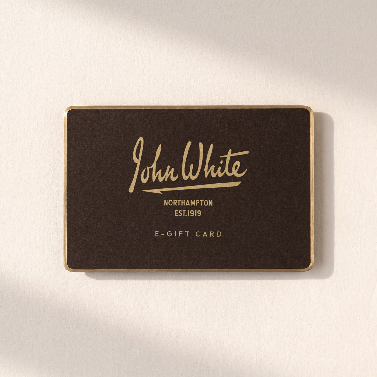 John White e-gift card, digital, sent by email