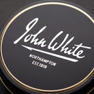 John White Premium Wax Polish, lid detail (all-groups)