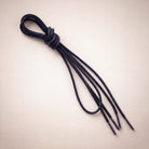 John White waxed formal shoe laces, 90cm, Navy