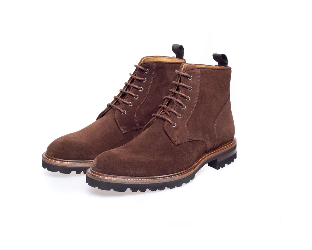 Mason Brown Suede Boots Pair